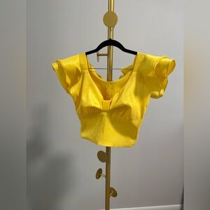 ANDREA ROSSI Yellow Women's Top